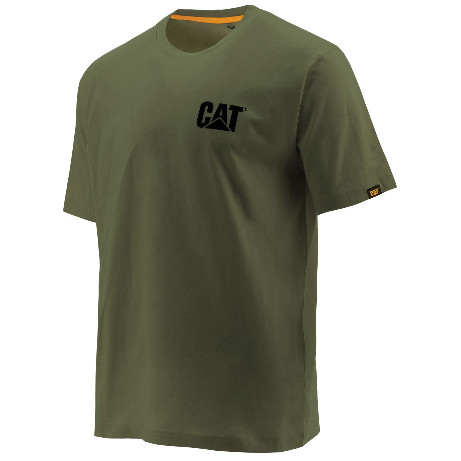 Caterpillar Clothing Lahore - Caterpillar Trademark Mens T-Shirts Green (815436-URT)